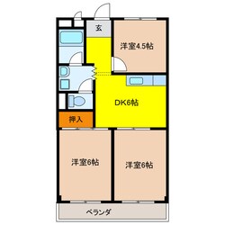 シティハイツ野一色の物件間取画像